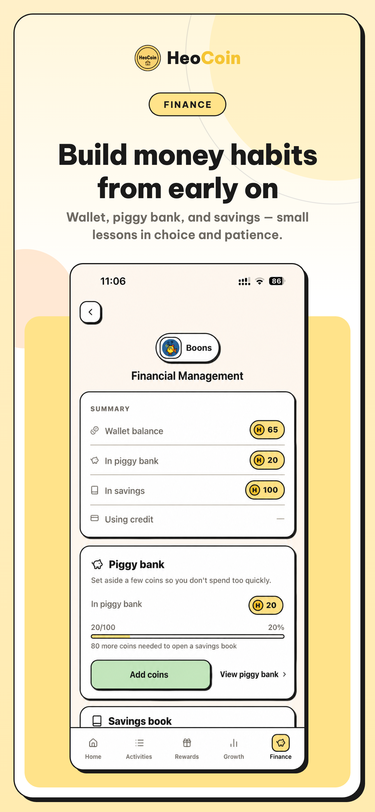 Financial management page